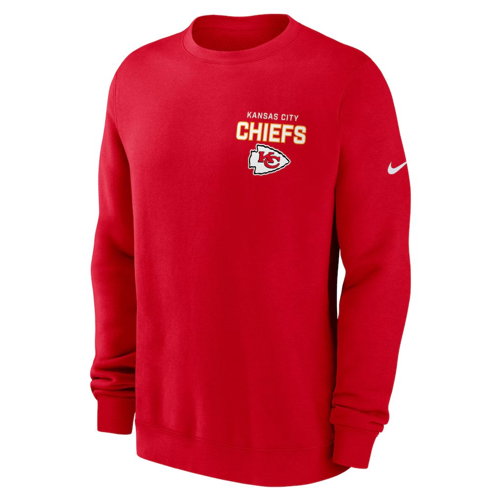 2026 NFL Kansas City Chiefs round-neck sweatshirt 02->kansas city chiefs->NFL Jersey